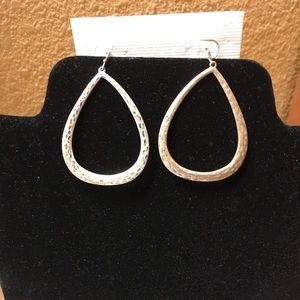 Silver earrings